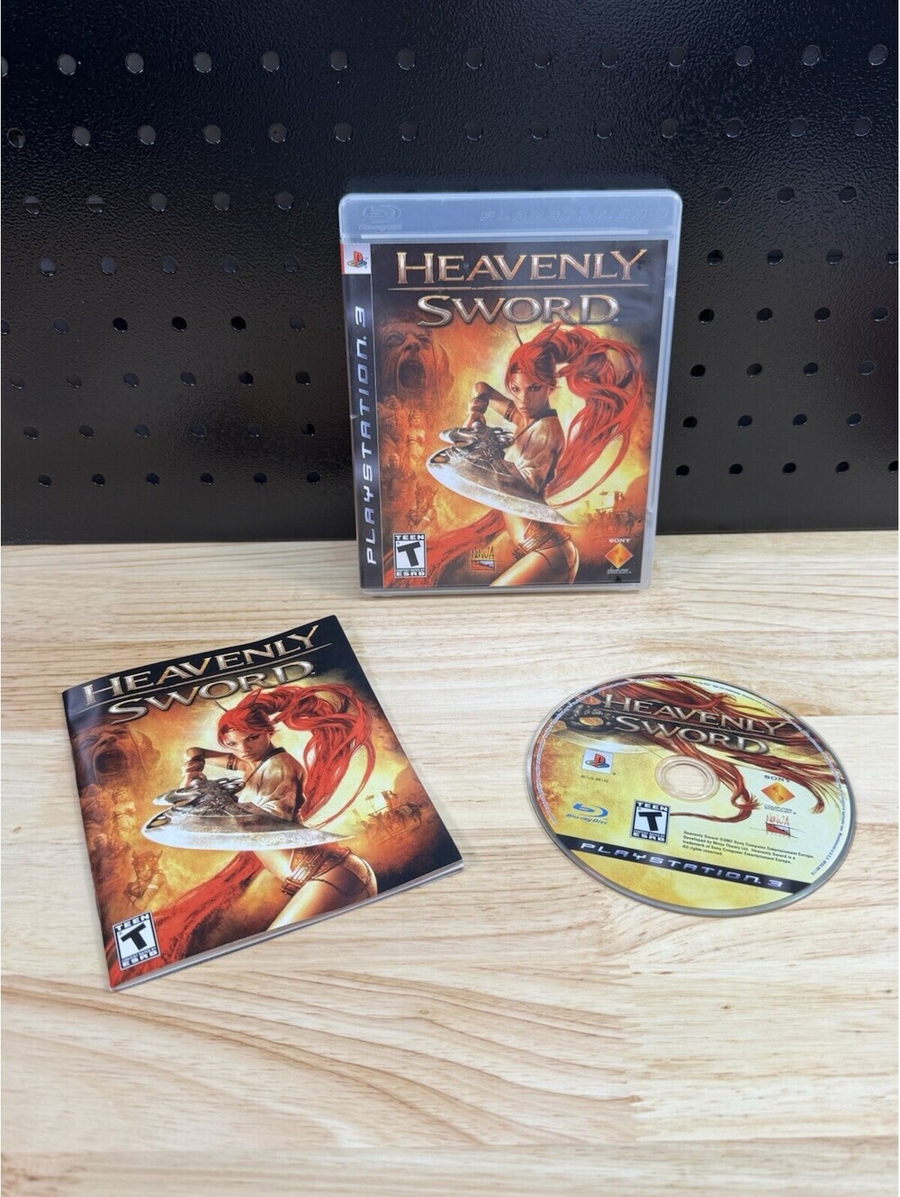 Heavenly Sword Sony PS3 Complete with Manual CIB PlayStation 3 -EXCELLENT DISC